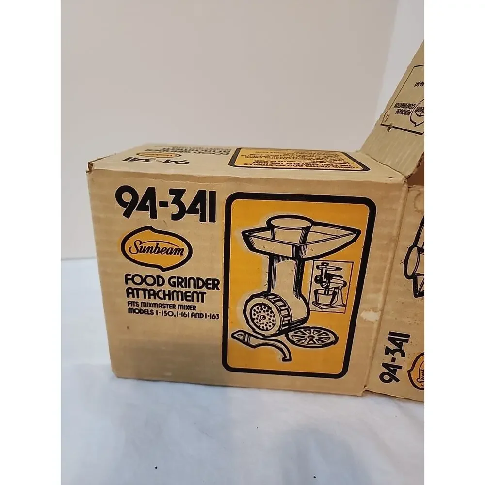 Sunbeam 94-341 Food Grinder Attachment for Mixmaster Mixer for Incomplete